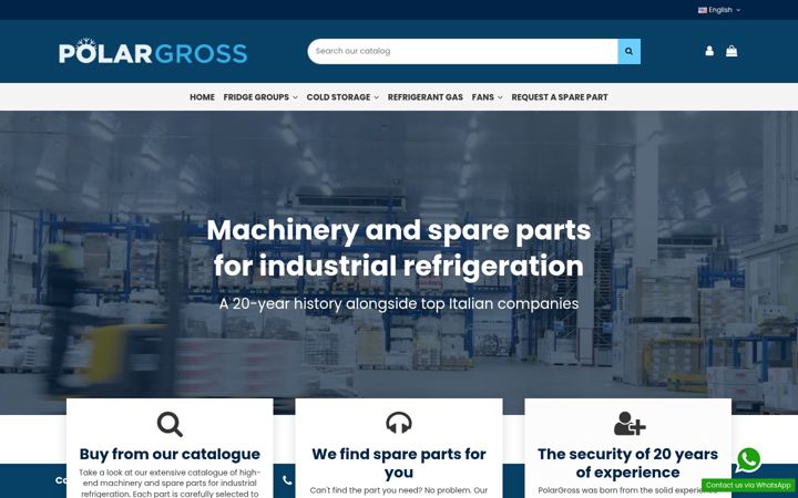 Screenshot of polargross.com