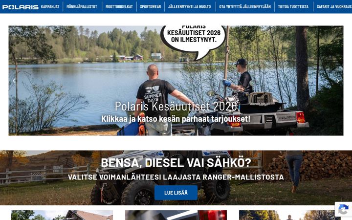 Screenshot di polaris.fi