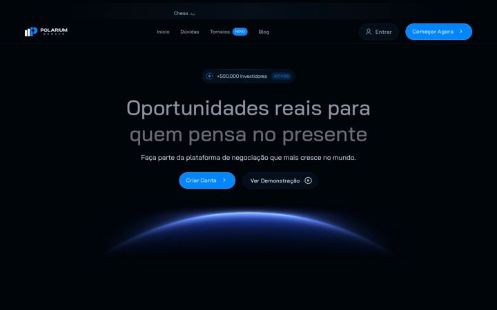 Screenshot of polariumbroker.com