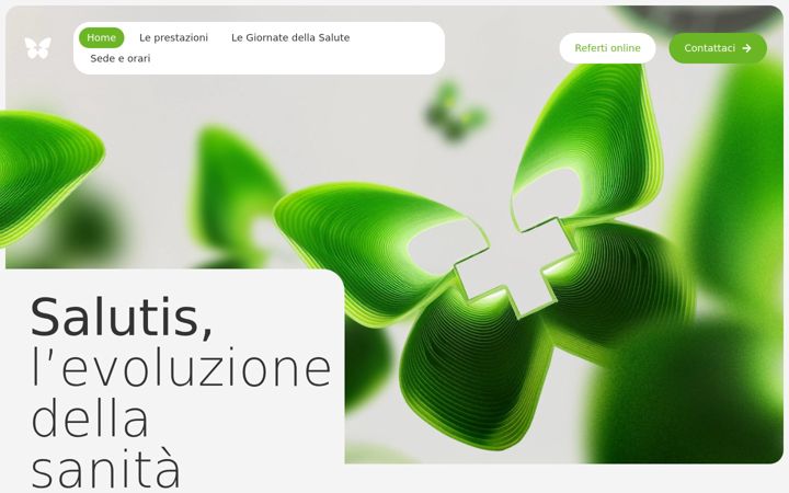 Ekrano kopija poliambulatorisalutis.it