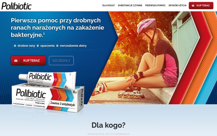 Zrzut ekranu polibiotic.pl