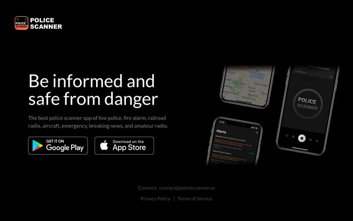 Screenshot of policescanner.us