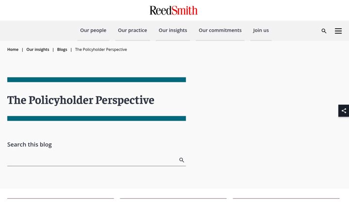 Skærmbillede af policyholderperspective.com