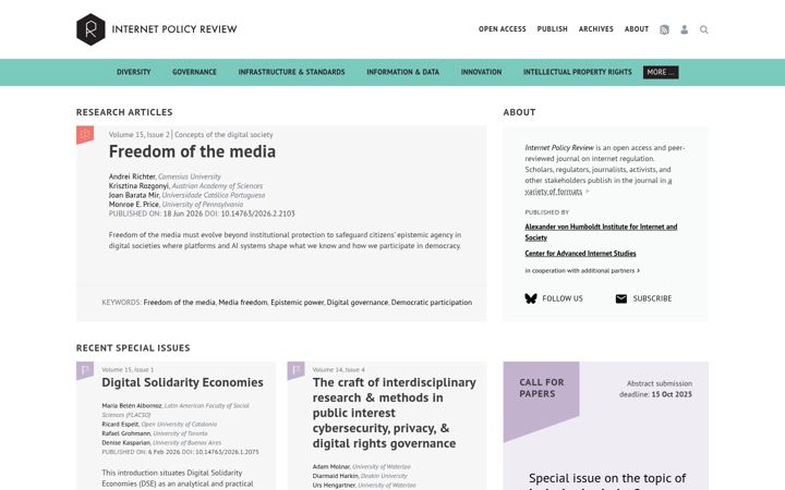 Screenshot of policyreview.info
