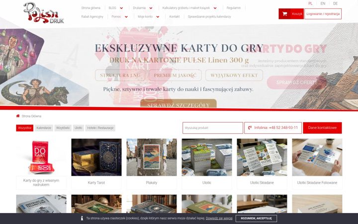 Screenshot of polishdruk.pl