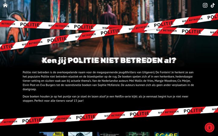 Zrzut ekranu politienietbetreden.com