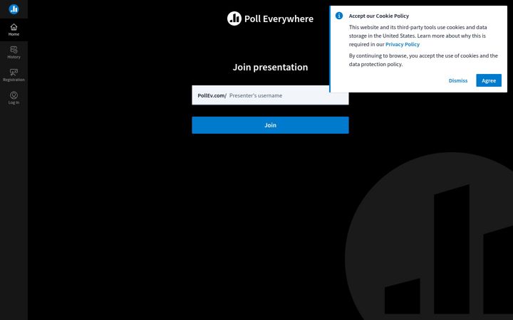 Screenshot of pollev.com