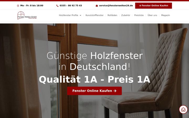 Екранна снимка на polnischeholzfenster24.de