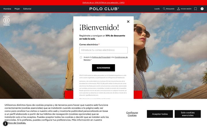 Screenshot of poloclub.com