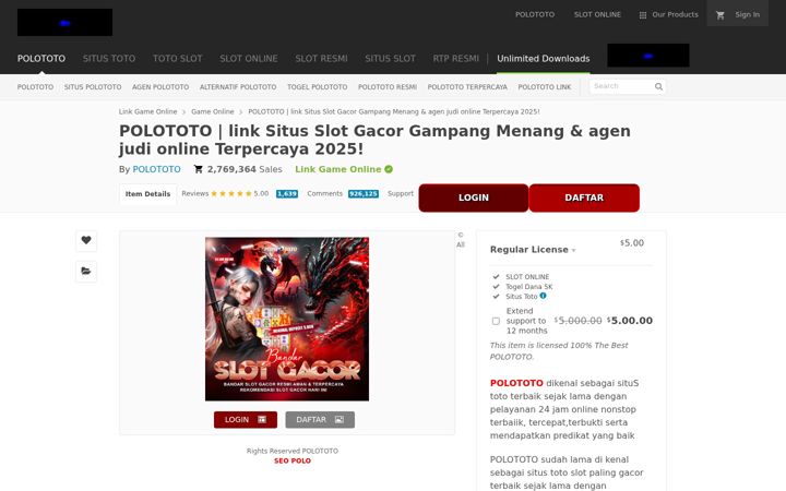 Screenshot of polototo.biz