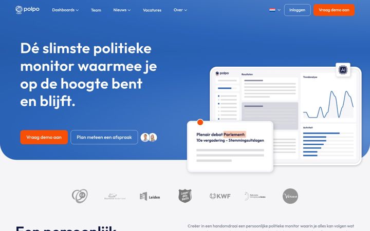 Screenshot του polpo.nl