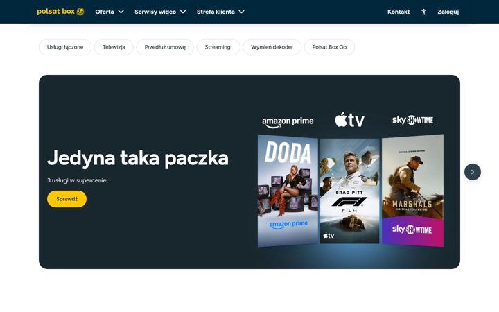 Screenshot of polsatbox.pl