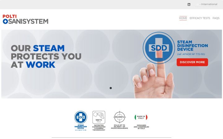 Kuvakaappaus sivustosta poltisanisystem.com