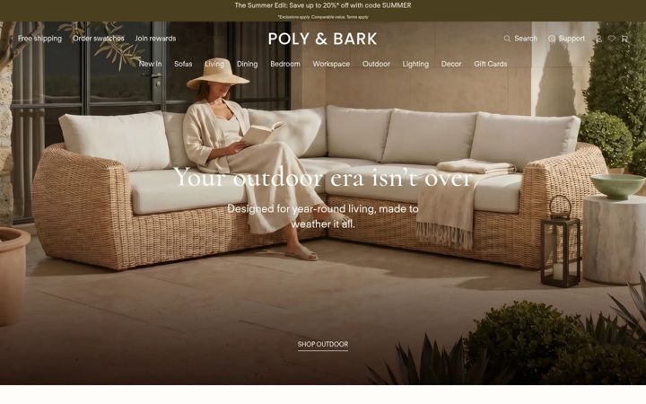 Ekrano kopija polyandbark.com
