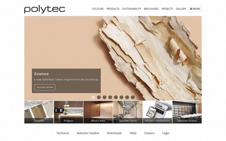 Screenshot of polytec.com.au