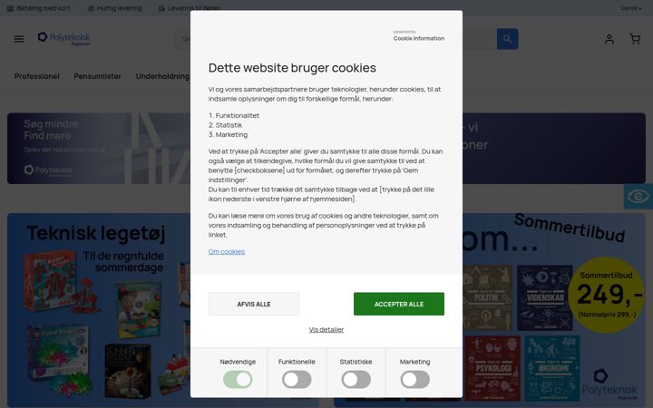 Screenshot of polyteknisk.dk