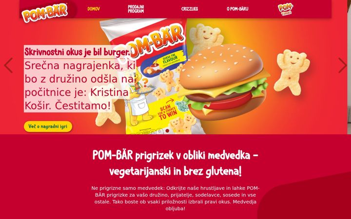 Zrzut ekranu pombar.si