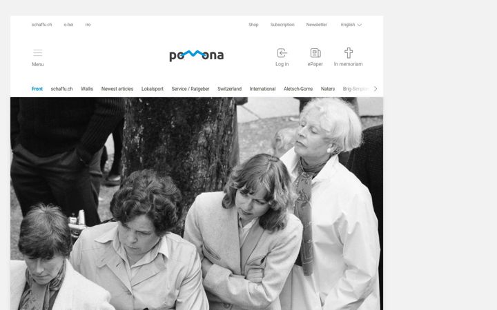 Screenshot of pomona.ch