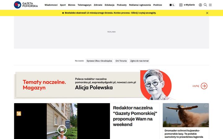 Ekrānuzņēmums no pomorska.pl