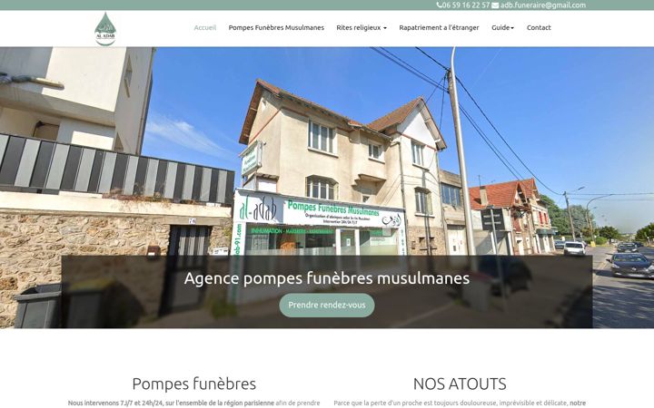 Screenshot von pompes-funebres-musulmanes-adab.com