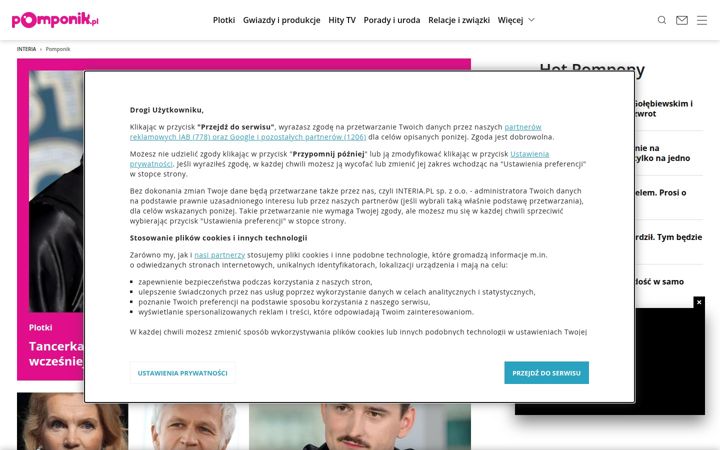 Ekrānuzņēmums no pomponik.pl