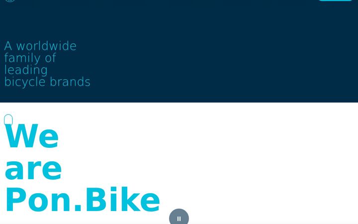 Screenshot of pon.bike