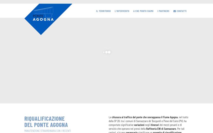 Posnetek zaslona ponteagogna.it