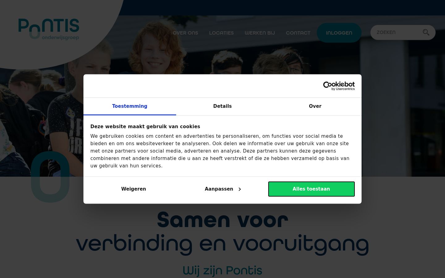 Screenshot tal-banner tal-kunsens muri qabel kwalunkwe interazzjoni