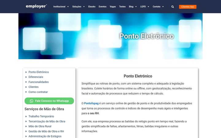 Screenshot of pontofopag.com.br