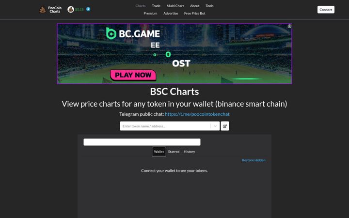Screenshot of poocoin.app