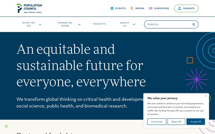 Screenshot of popcouncil.org