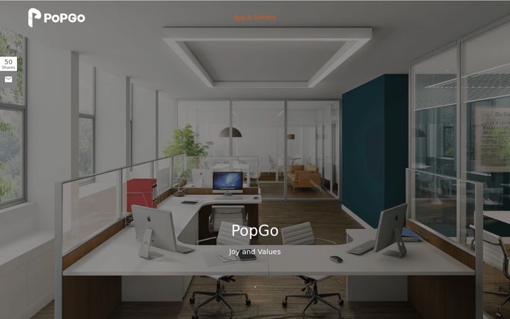 Screenshot of popgo.cc
