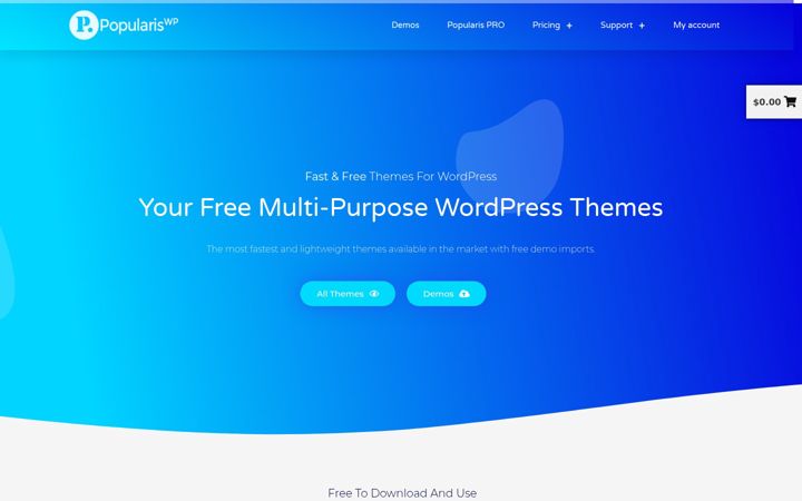 Screenshot of populariswp.com