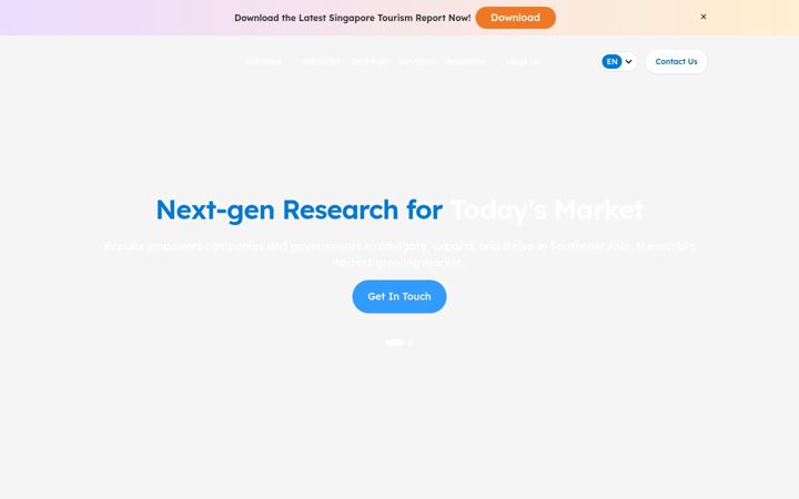 Screenshot of populix.id