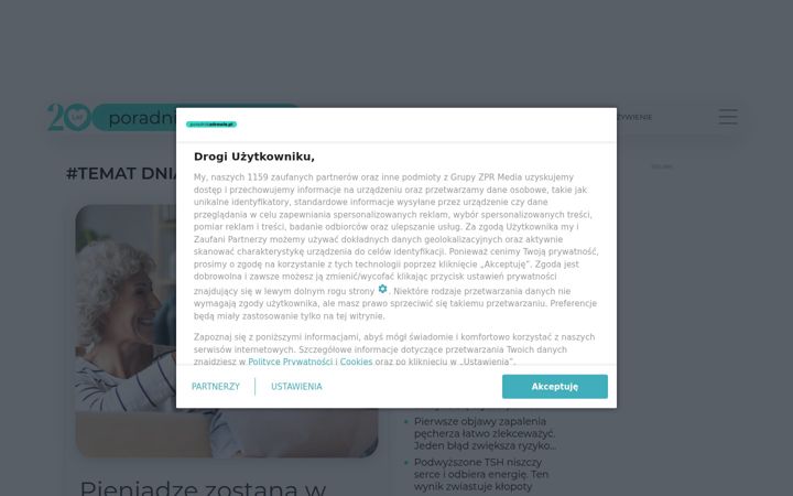 Screenshot of poradnikzdrowie.pl