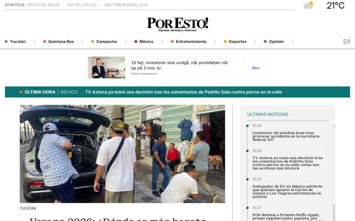 Screenshot of poresto.com