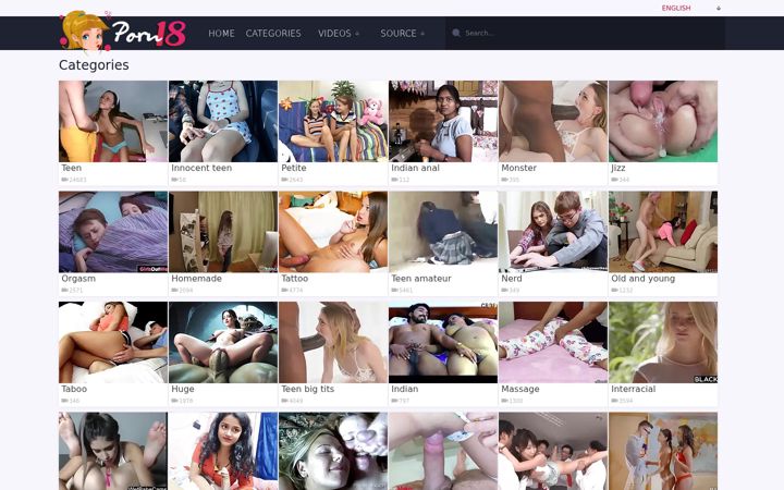 Screenshot of porn18.tv