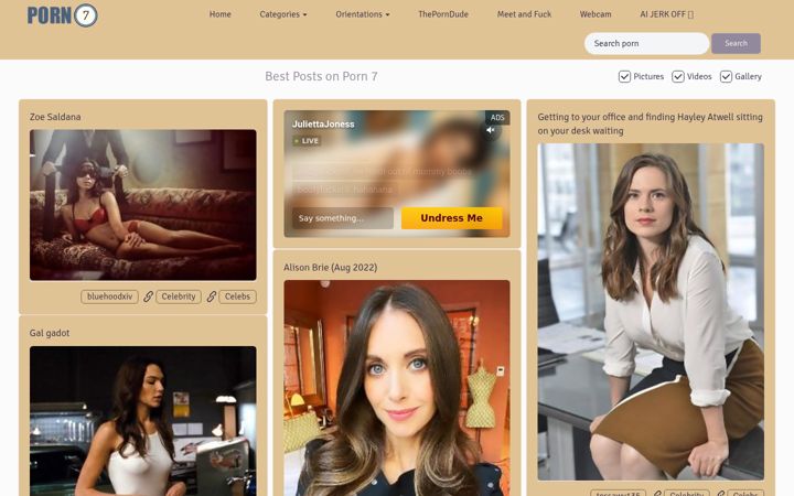 Screenshot of porn7.net