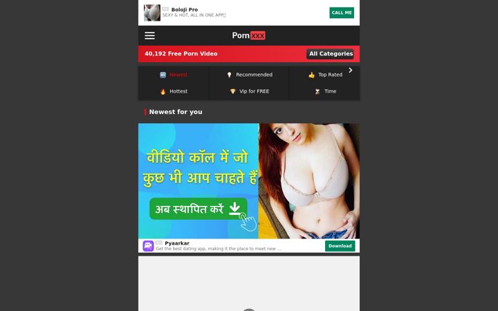 Screenshot of porn998.com