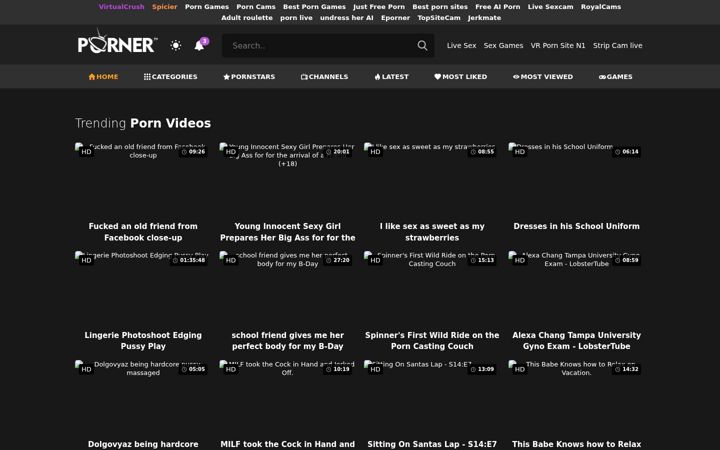 Screenshot of porner.tv