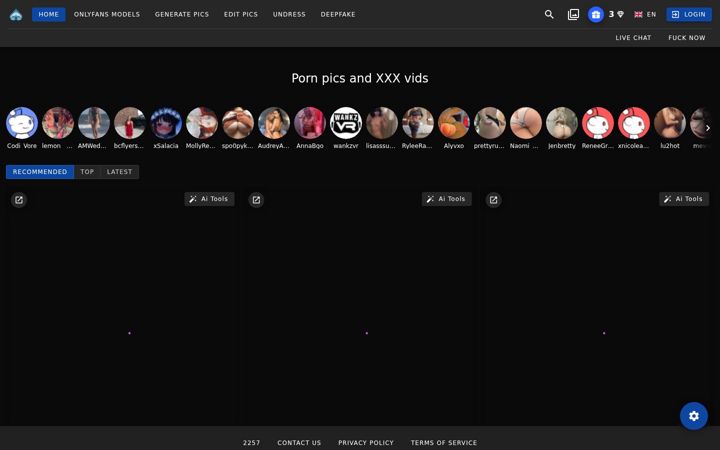 Screenshot von porno.supply
