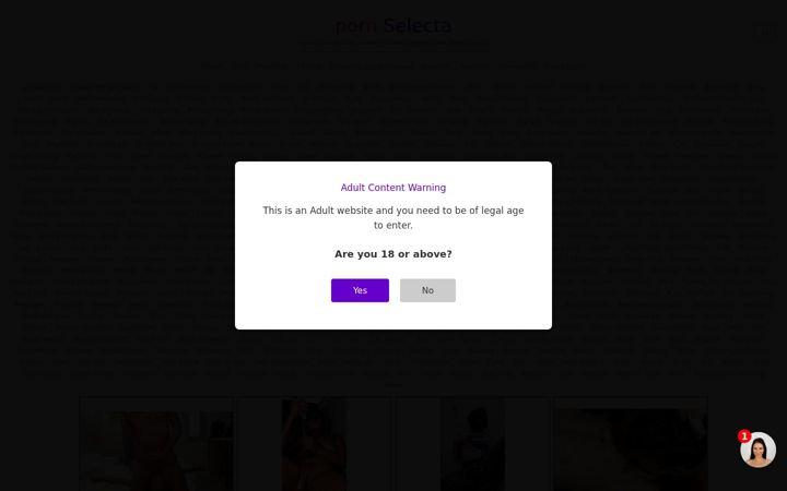 Screenshot of pornselecta.com