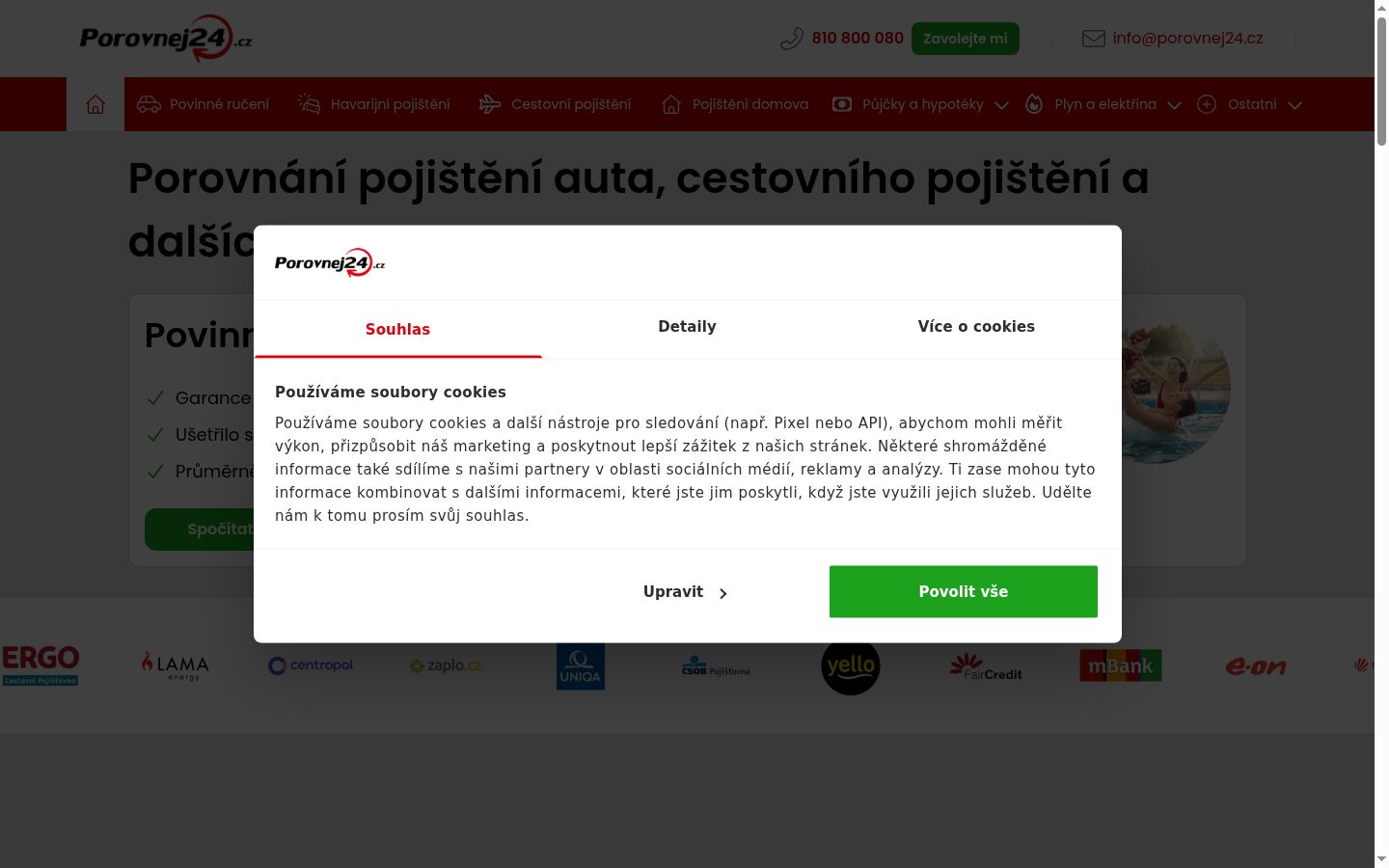 Screenshot tal-banner tal-kunsens muri qabel kwalunkwe interazzjoni