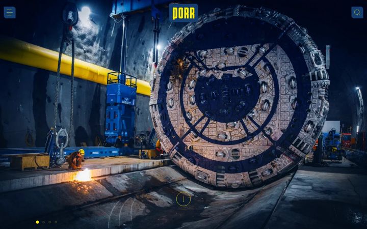 Screenshot von porr.at