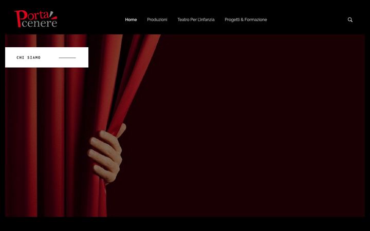 Screenshot ta' portacenere.org