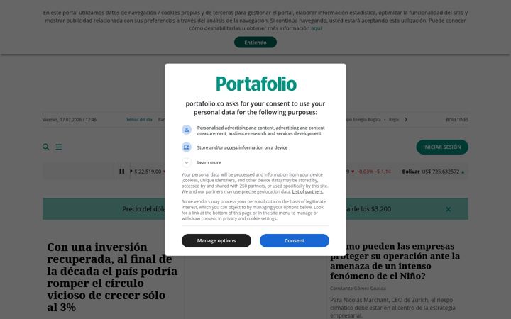 Screenshot van portafolio.co