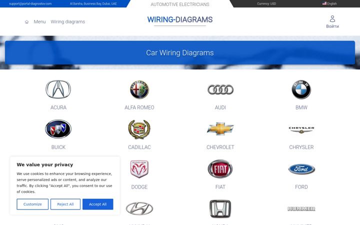 Screenshot of portal-diagnostov.com