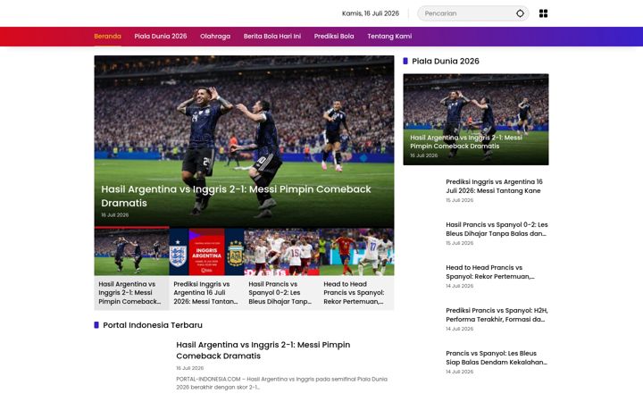 Skjermbilde av portal-indonesia.com