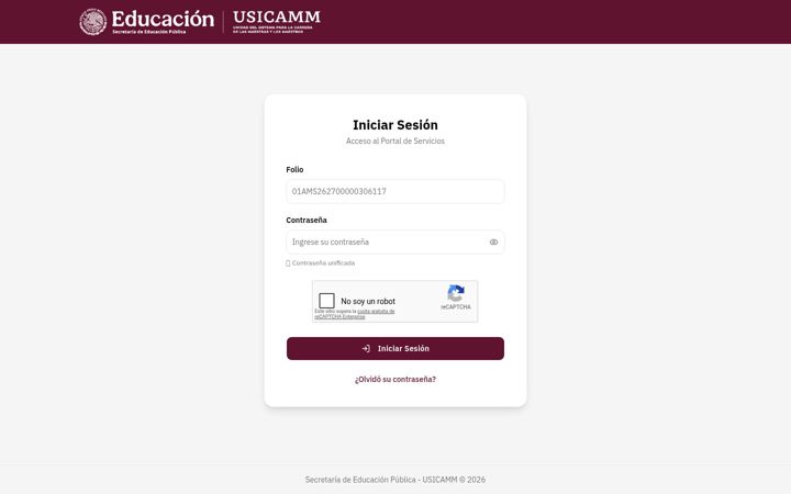 Captură de ecran a portalaplicantes.com
