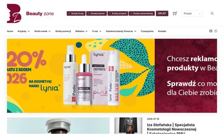 Snímek obrazovky portalbeautyzone.pl